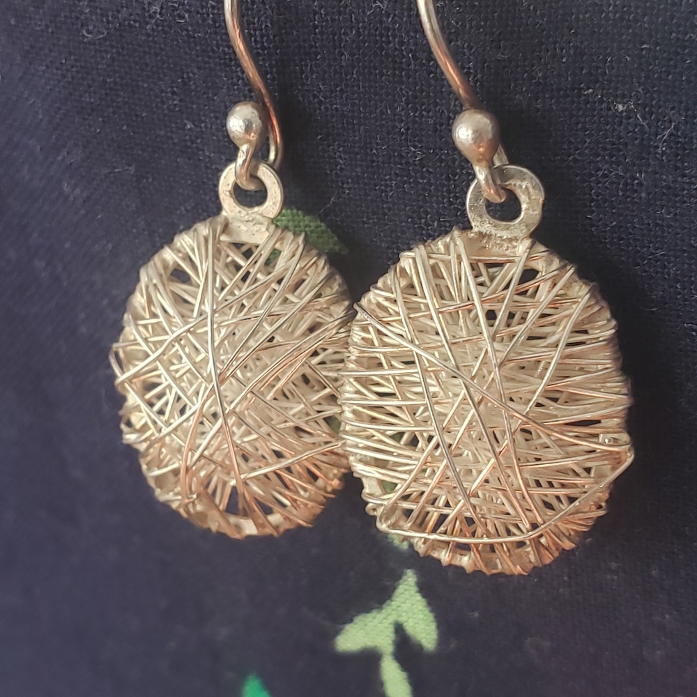 Silver earring